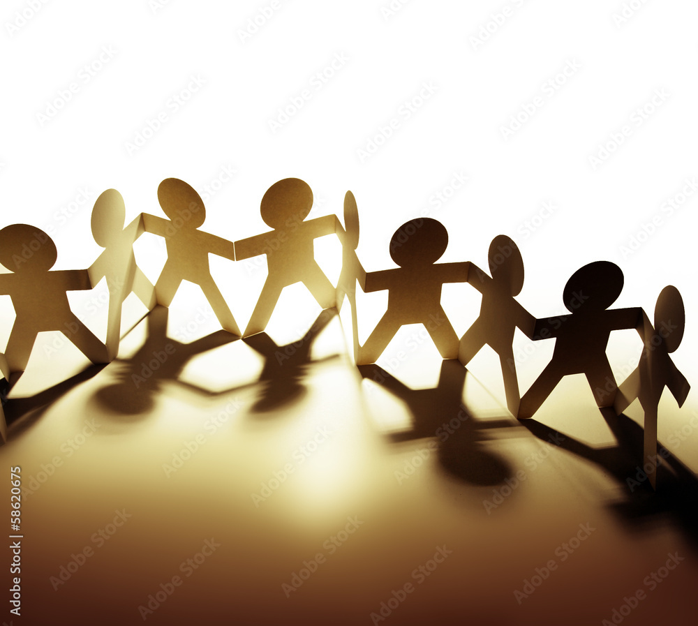 Team united together in partnership Team united together in partnership