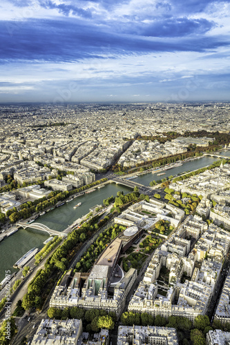 Aerial View on Paris, France