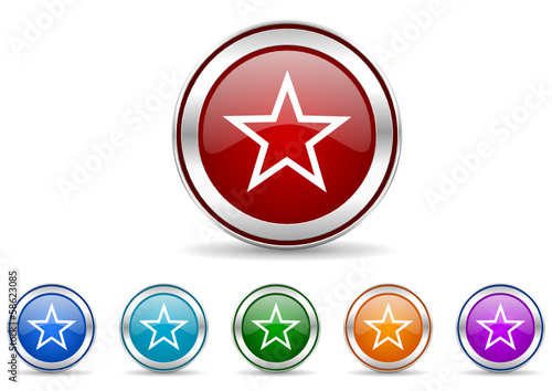 Free Download star vector icon set - GFXLoad