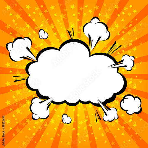 Comic Speech Bubble, Cartoon