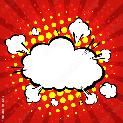 Comic Speech Bubble, Cartoon