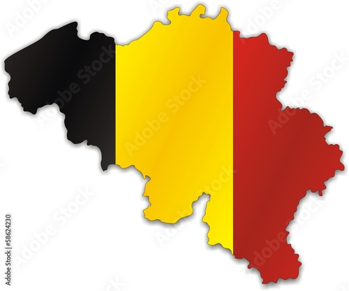 carte de belgique