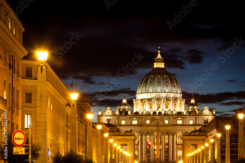 View of Saint Peter's Basilica,Vatican