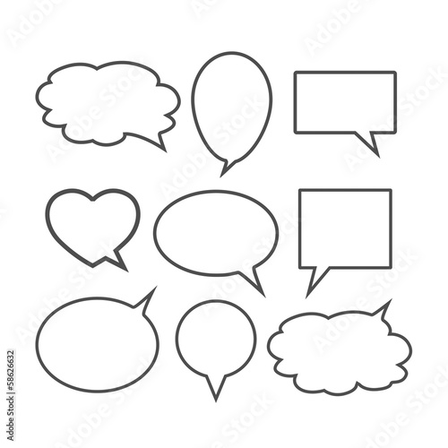 speech bubbles