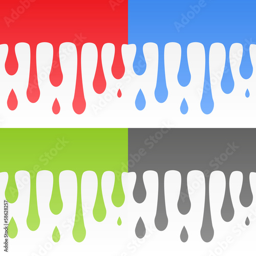 Vector flowing background set