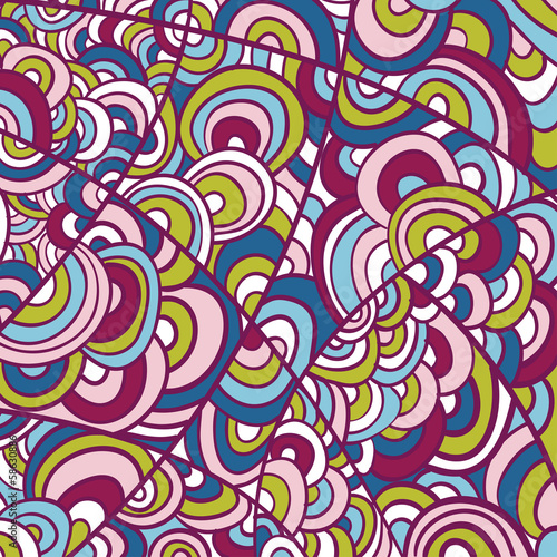 Abstract retro background in vector
