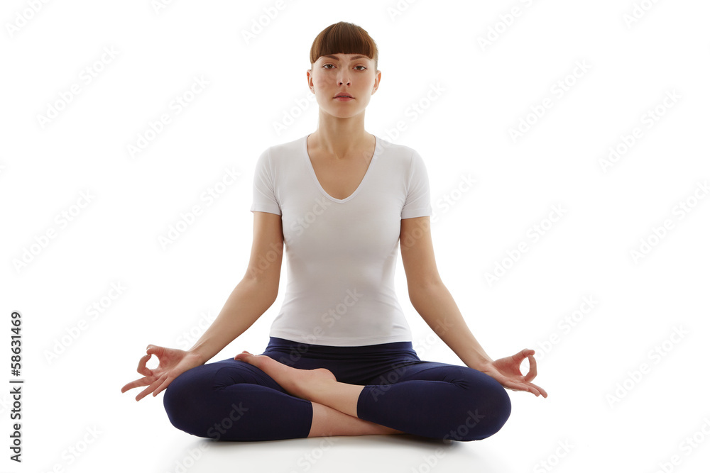 Woman doing yoga