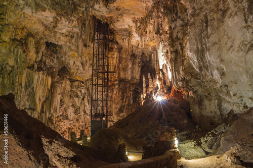 Wonder Cave Interior With Elevator