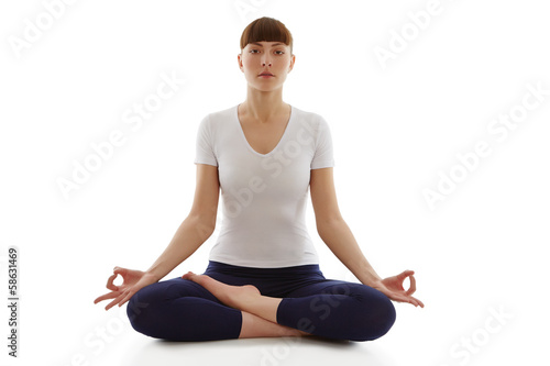 Woman doing yoga