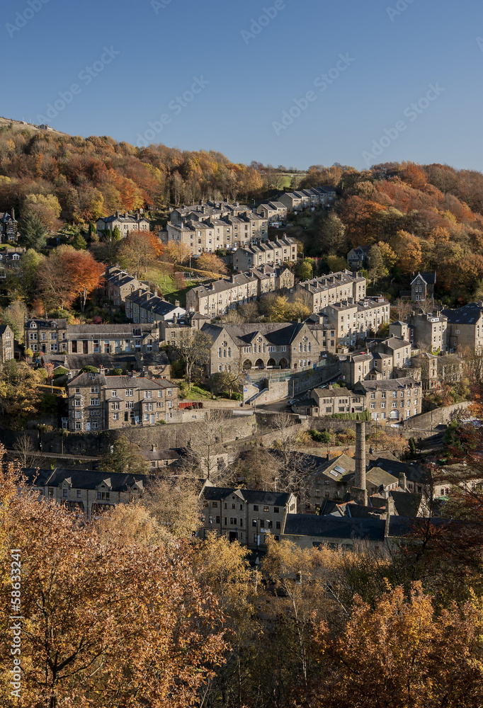 Obraz premium hebden bridge west yorkshire