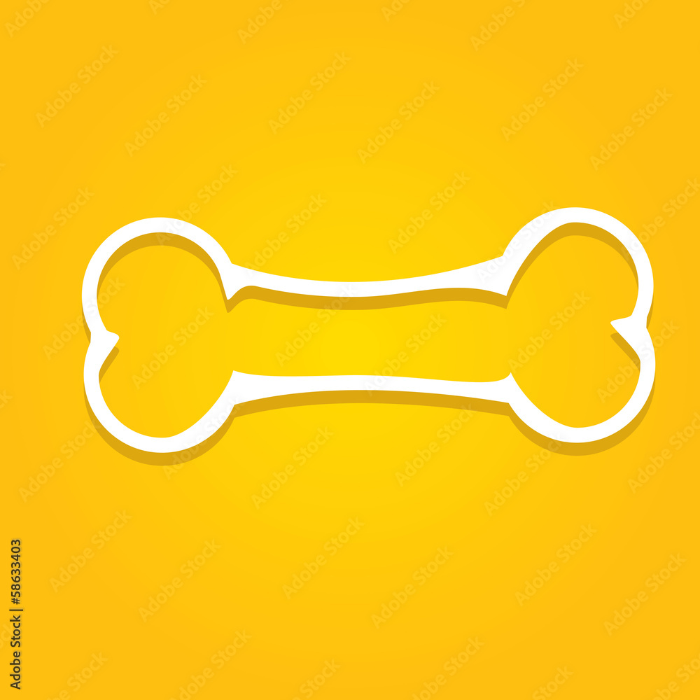 Dog Bone. Vector Illustration Dog Bone. Vector Illustration