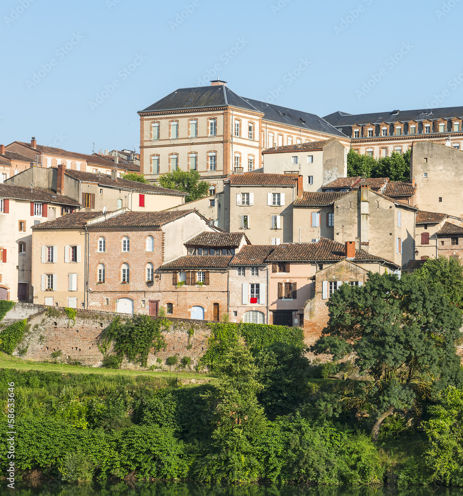 Obraz premium Albi, panoramic view