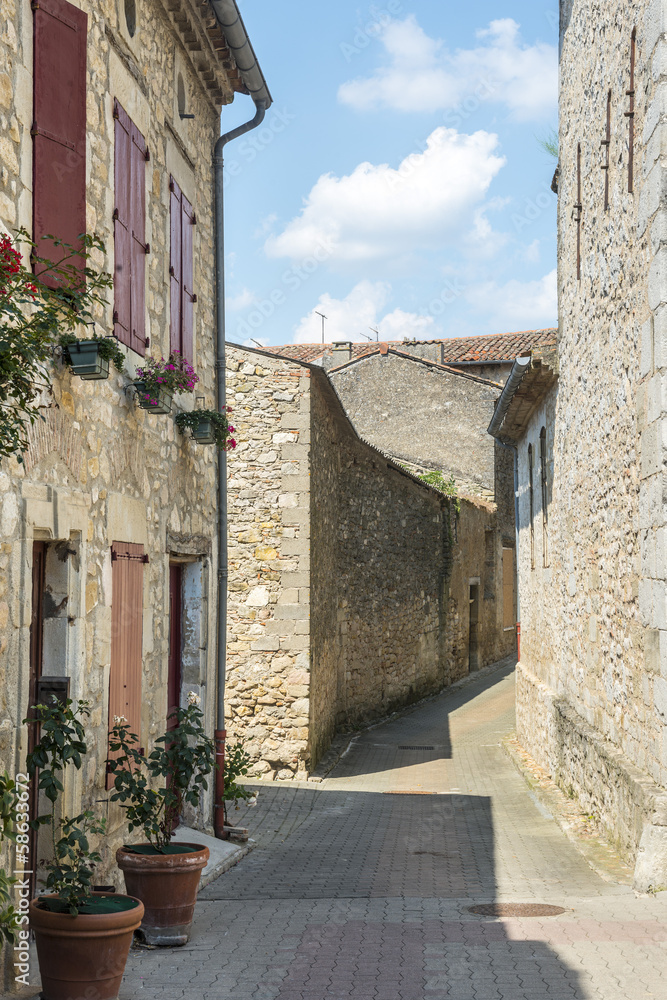 Lautrec (France), old village