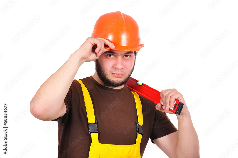 builder holding water level builder holding water level