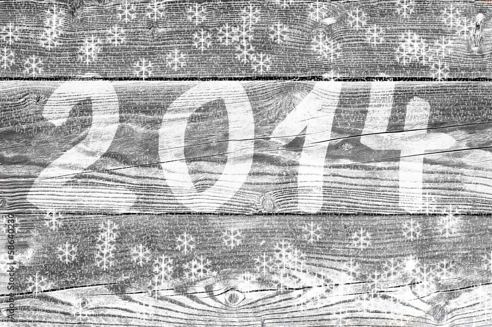 Naklejka premium silvester 2014
