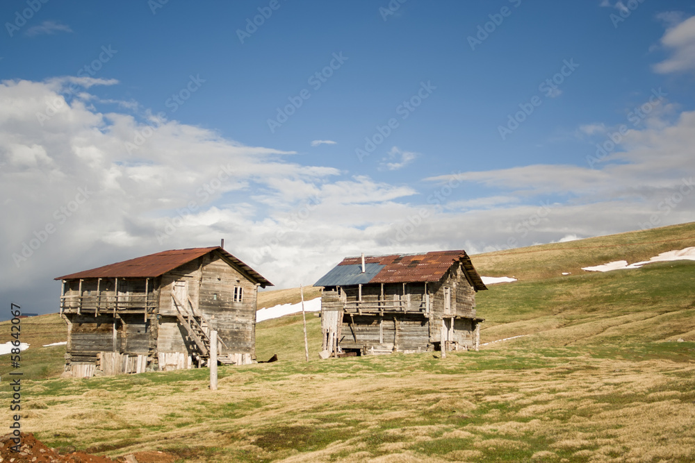 Two old houses