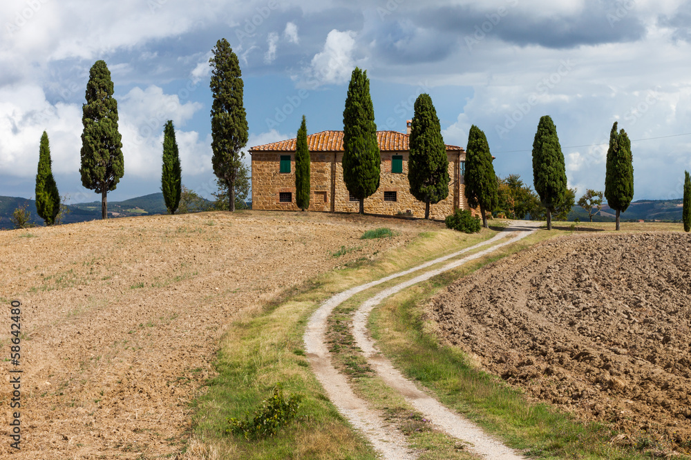 typical Tuscany landscape, Italy
