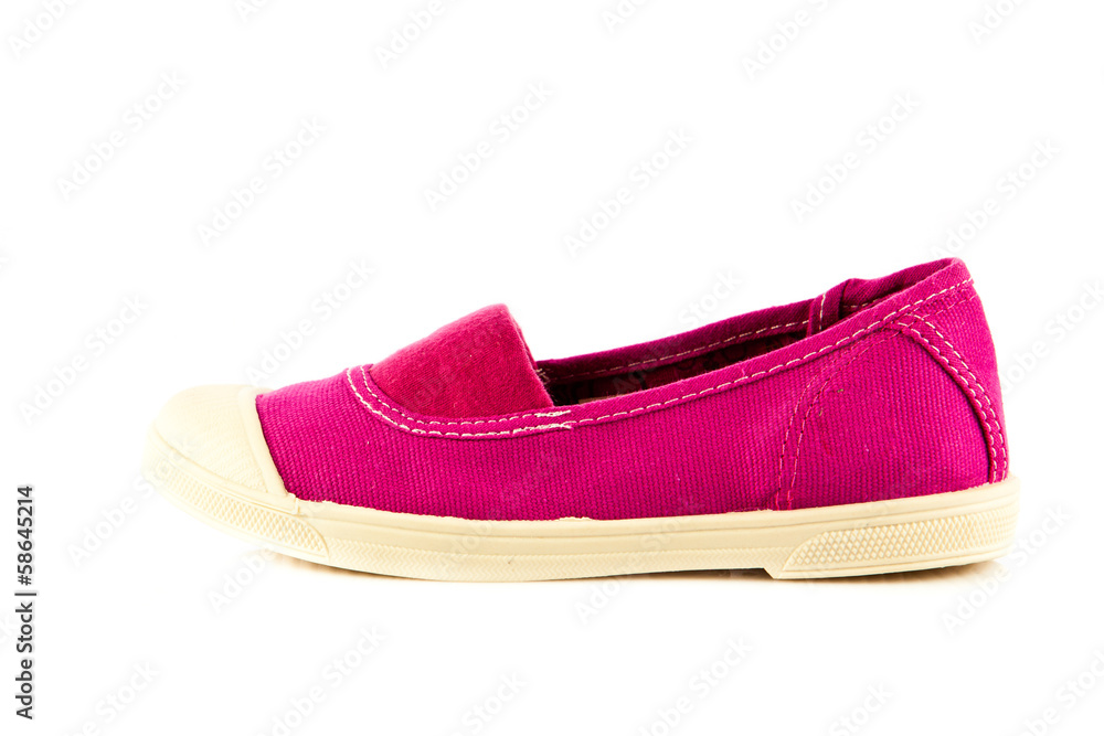 girl shoes footwear isolated on white background girl shoes footwear isolated on white background