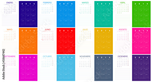 Spanish Calendar 2014