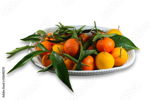 Cesta di mandarini