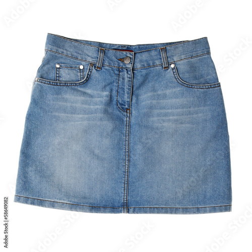Slika na platnu Women's denim skirt