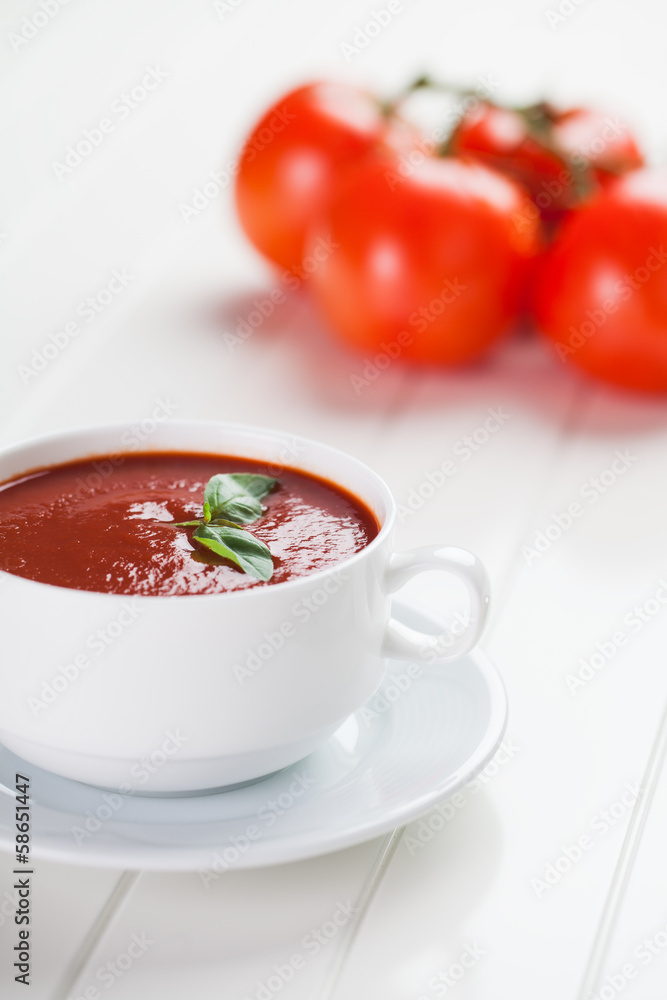 Fresh tomato soup Fresh tomato soup