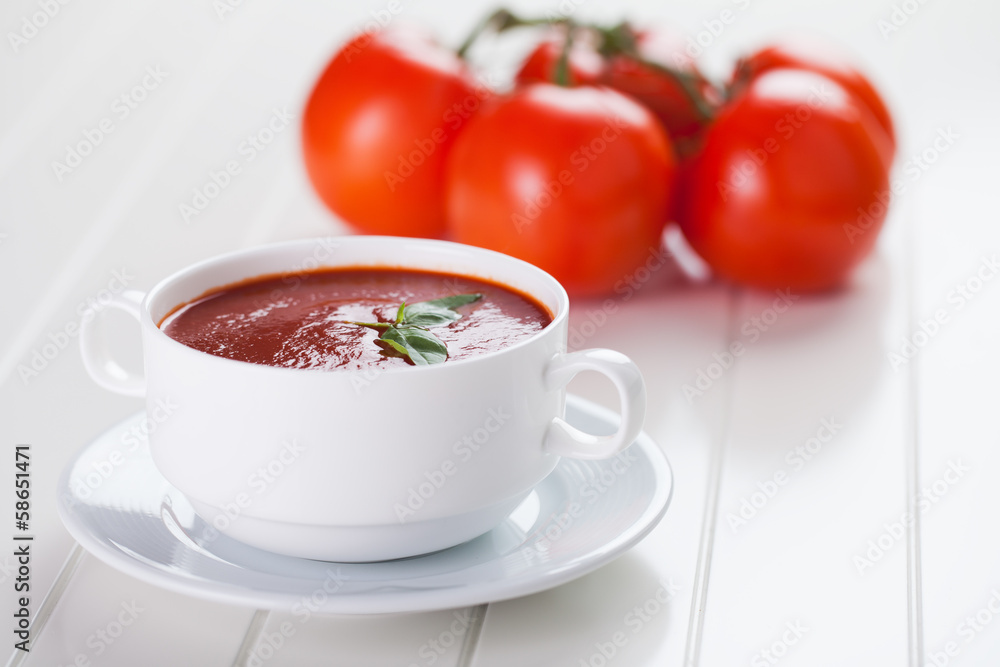 Fresh tomato soup Fresh tomato soup