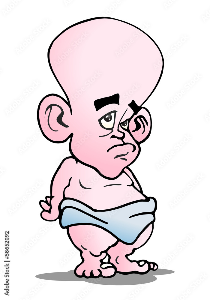 baby with big head baby with big head