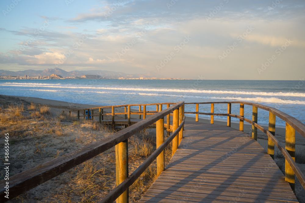 Costa Blanca beach