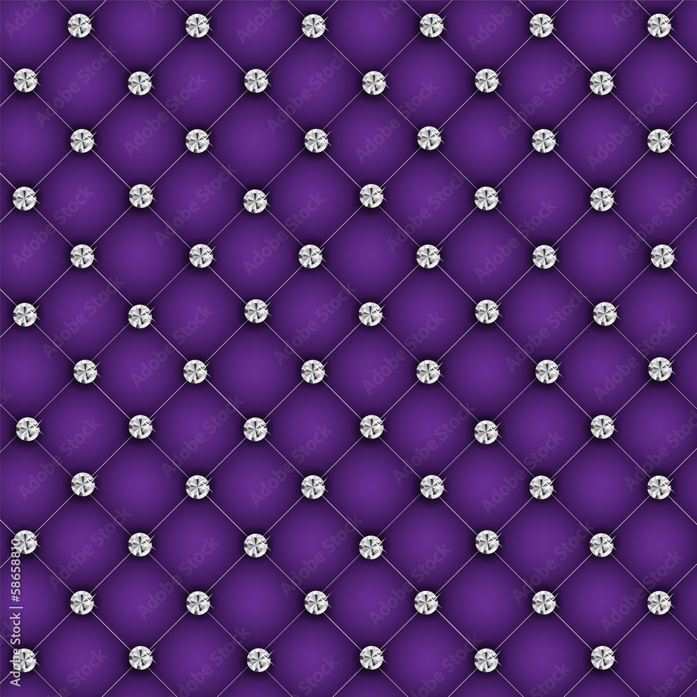 Luxury background with diamond buttons vector illustration Stock Vector
