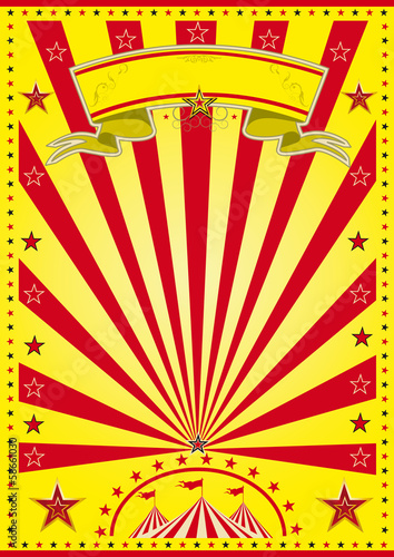 Circus red vintage