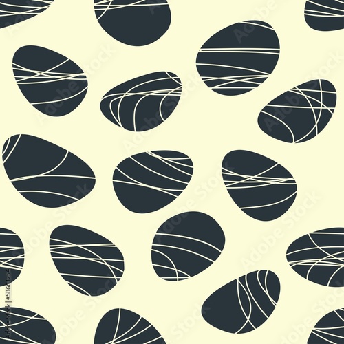 stone seamless pattern, vector illustration
