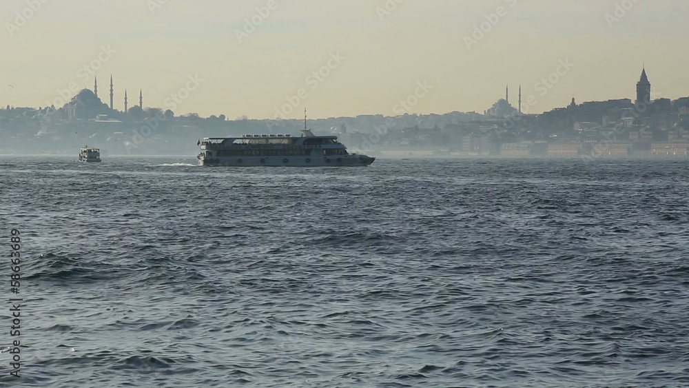 urban transport by sea at Istanbul