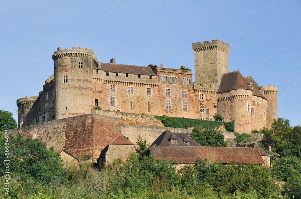 Castle of Castelnau-Bretenoux, Prudhomat (France)