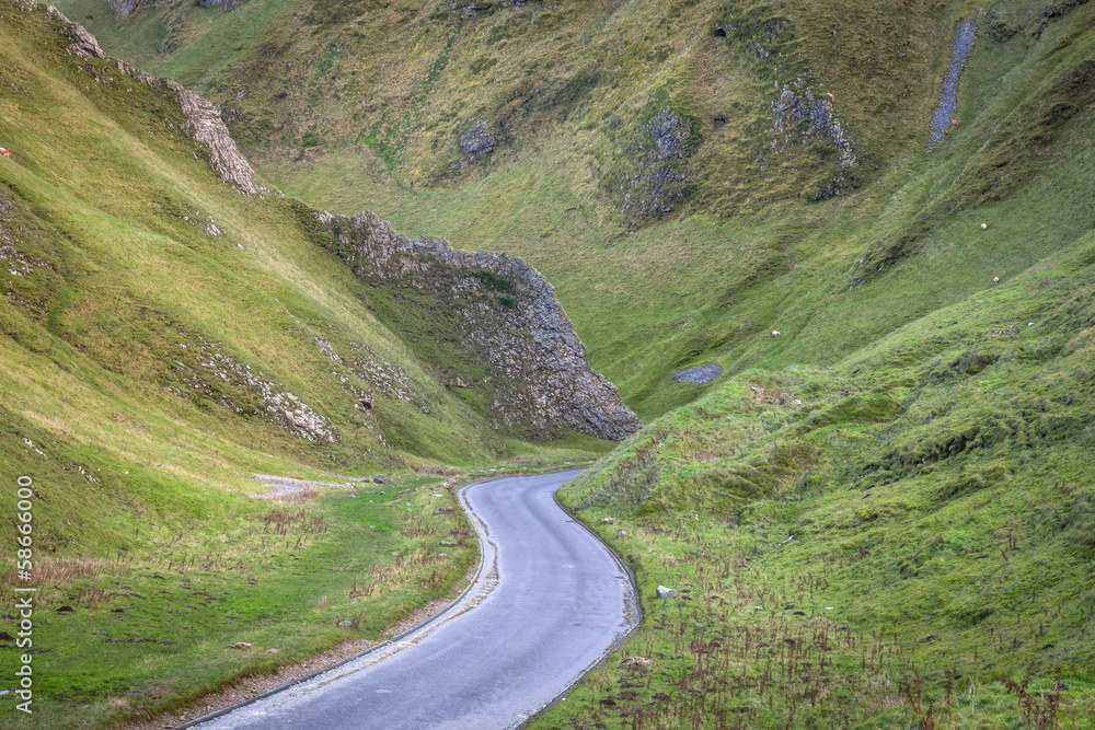 Views Of Winnats Pass In Derbyshire Views Of Winnats Pass In Derbyshire