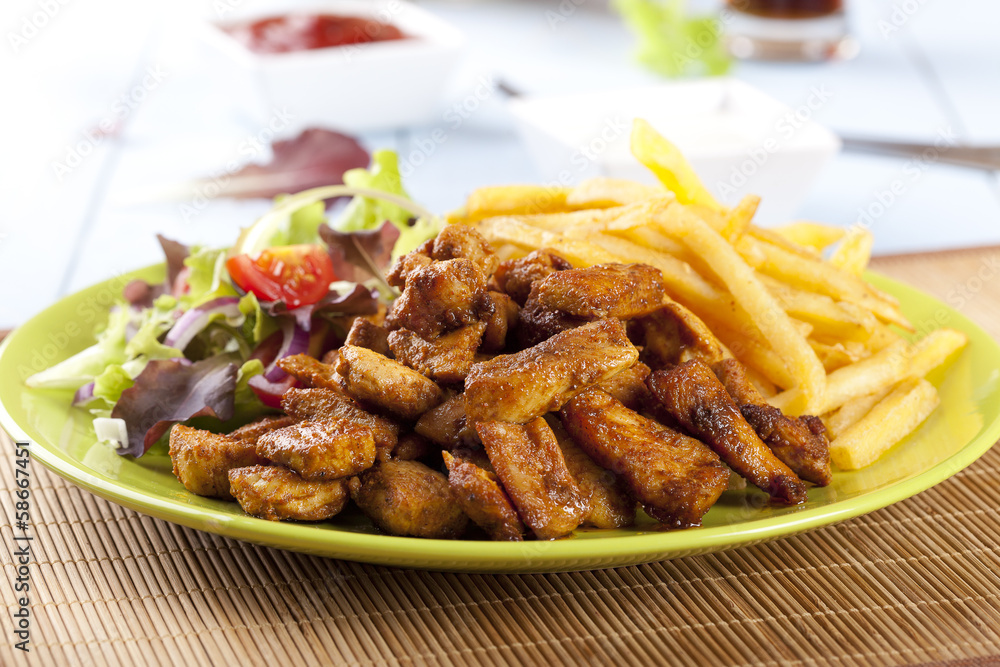Gyros on a plate Gyros on a plate