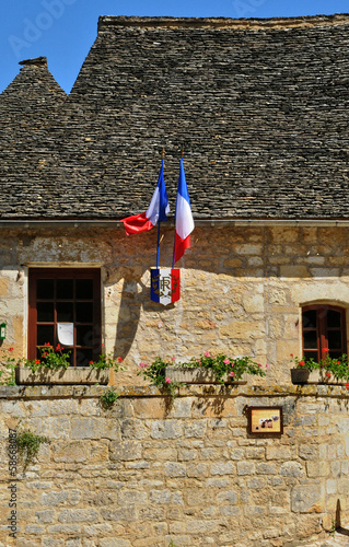 France, picturesque village of Saint Amand de Coly photo