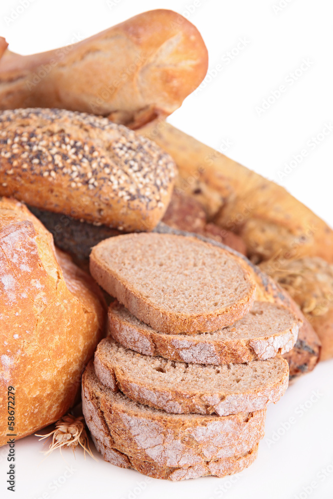 assortment of bread