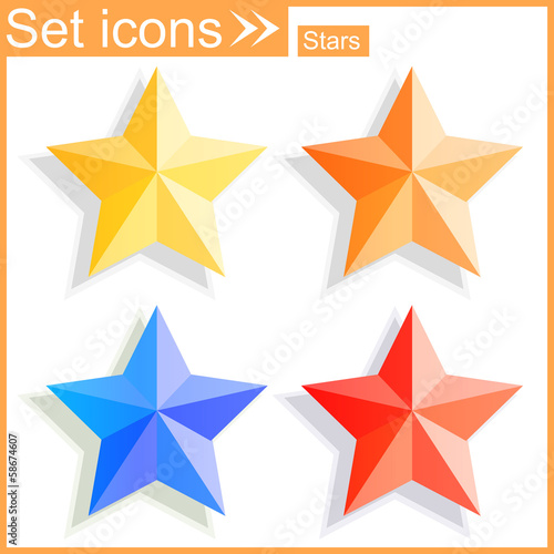 stars, vector illustration