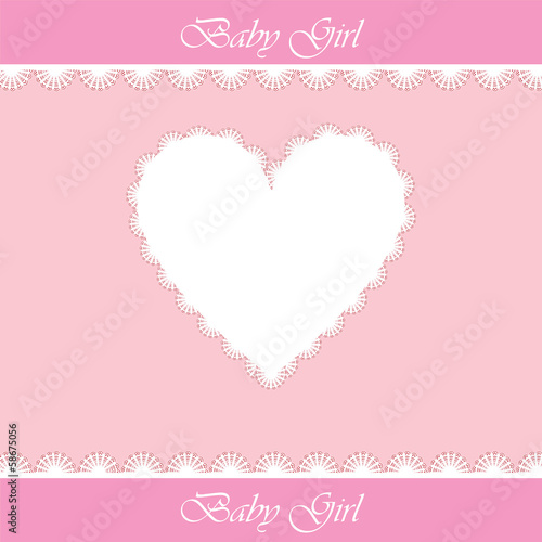 elegant baby card