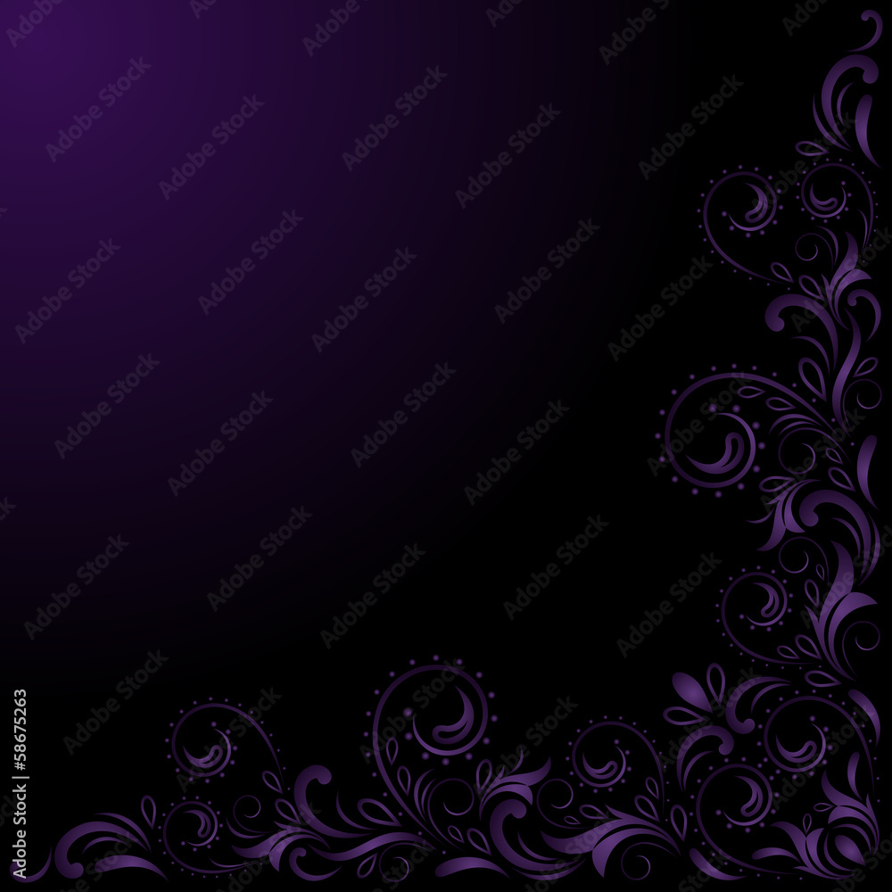 dark violet background with ornament dark violet background with ornament