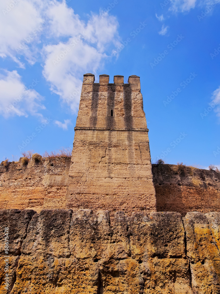 Walls of Macarana in Seville, Spain