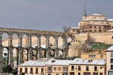 Segovia in a snowy day (Spain)