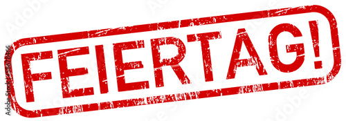 Feiertag Stempel rot  #131123-svg01