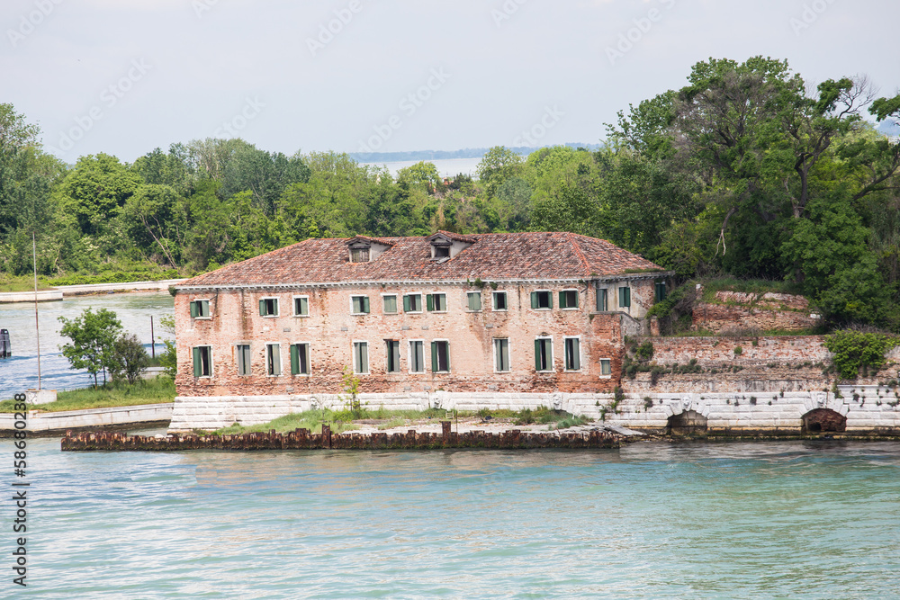 Old Abandoned Building on Venice Canal