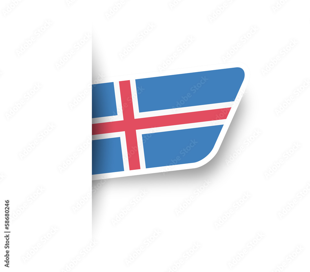 Obraz premium Iceland Flag