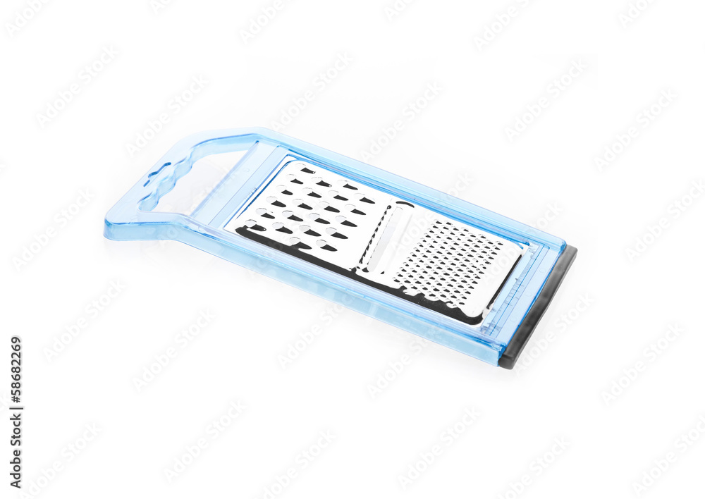 Plastic grater isolated on white