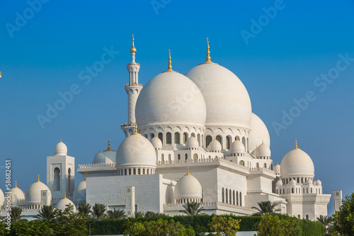 Fotografie Sheikh Zayed Grand Mosque in Abu Dhabi, the capital city of Unit