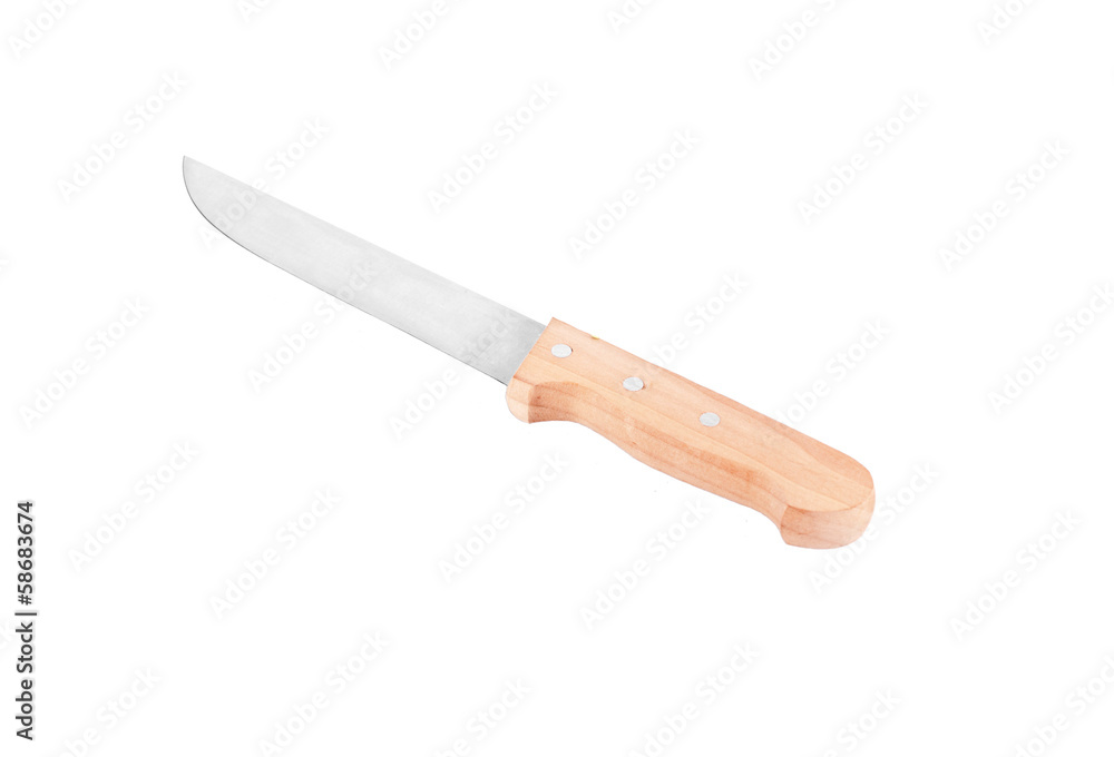 Kitchen knife isolated with clipping path Kitchen knife isolated with clipping path