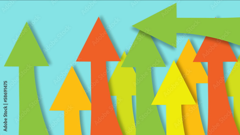Abstract animated arrow strips. Abstract animated arrow strips.